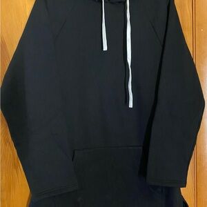Long Black Hoodie